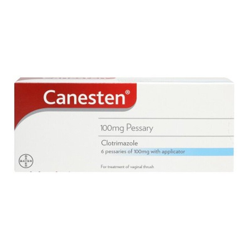 Canesten Pessary 100mg - 6 Pessaries With Applicator