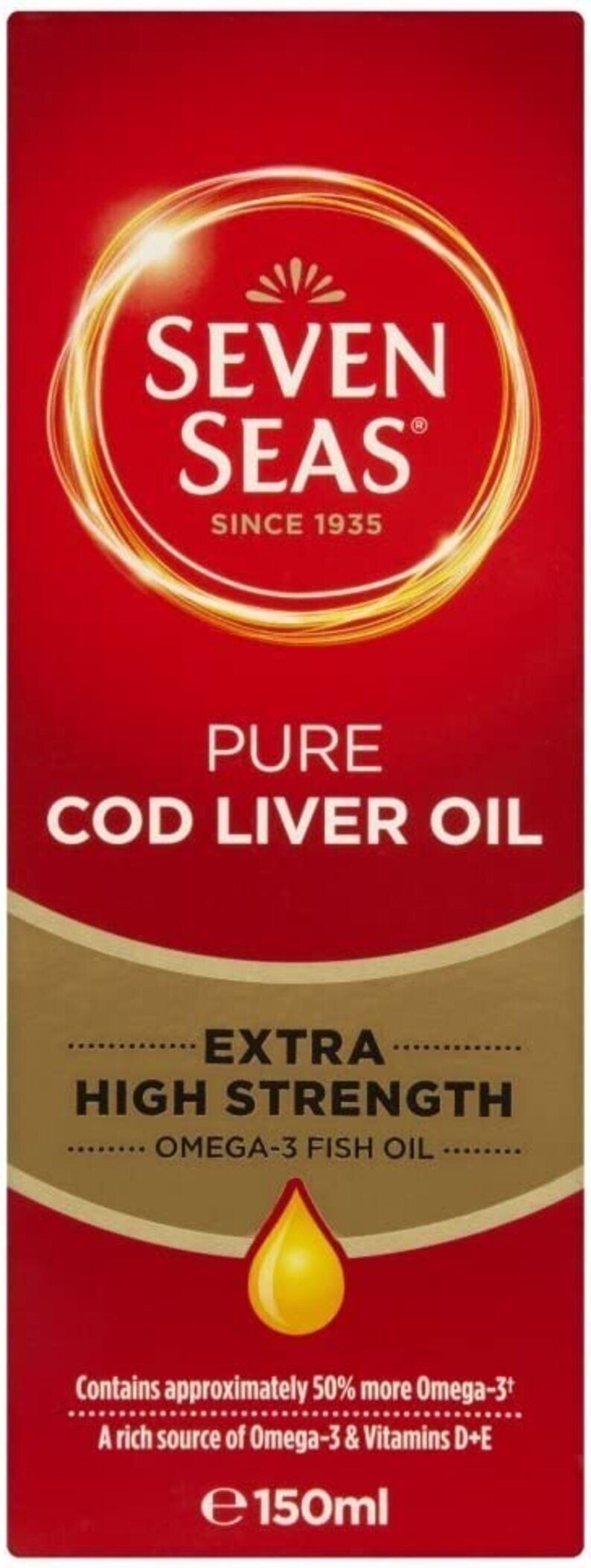Seven Seas Cod Liver Oil Max Strength - 150ml