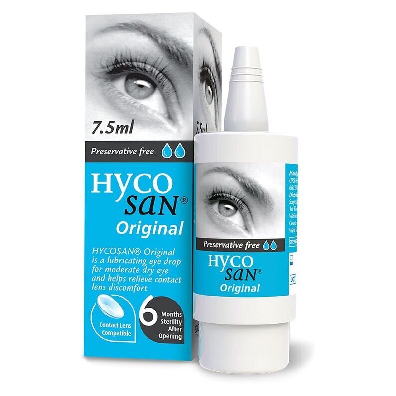 Hycosan Original Preservative Free Dry Eye Drops - 7.5ml	