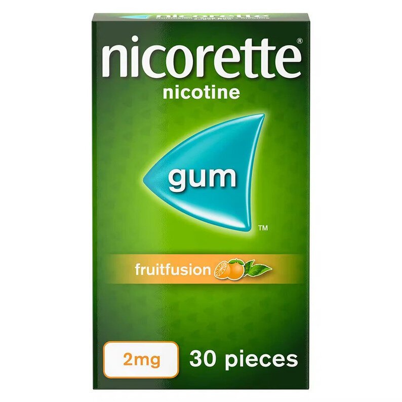 Nicorette Fruitfusion 2mg Gum – 30 Pieces