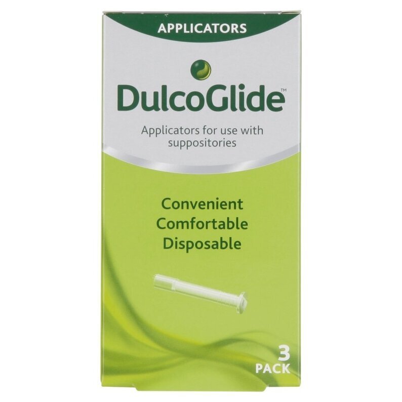 Dulcolax (Bisacodyl) Dulcoglide Suppository Applicator 3 Pack
