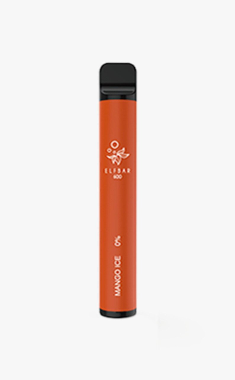 Elf Bar Disposable Vape Pen E-Cigarette 0mg – 600 Puffs – Mango Ice