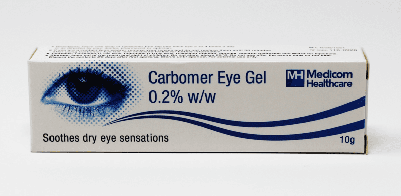 Carbomer Eye Gel 0.2% w/w - 10g - 5 Pack