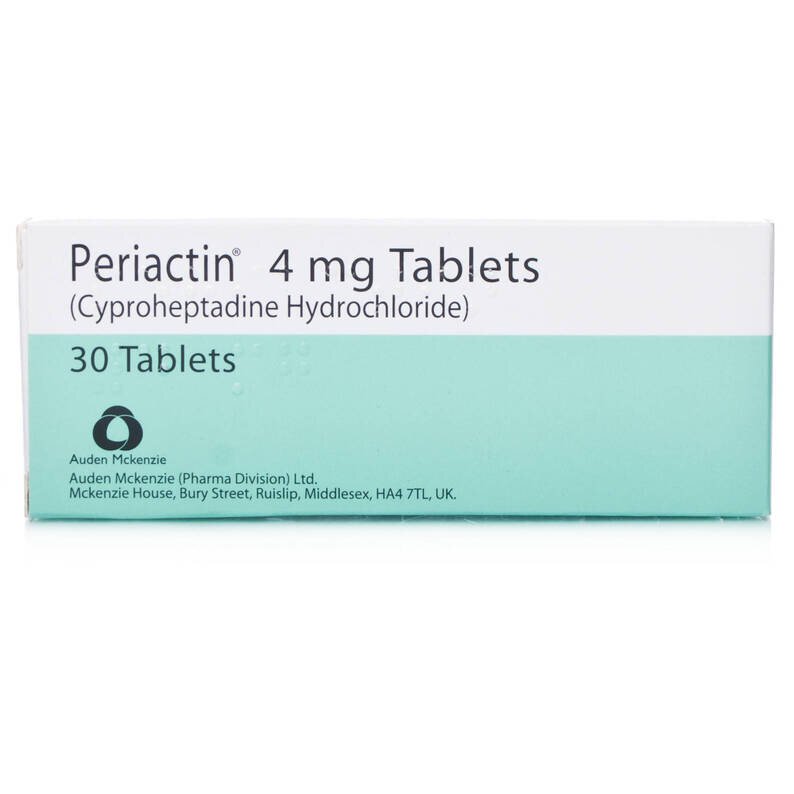Periactin 4mg Anti-Histamine Tablets – 30 Tablets