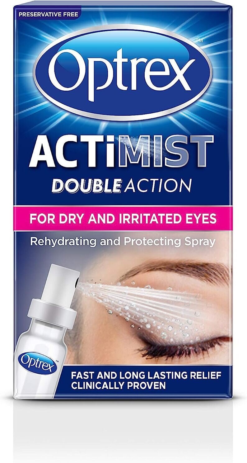 Optrex Actimist 2 In1 Dry And Irritated Eye Spray - 10ml  