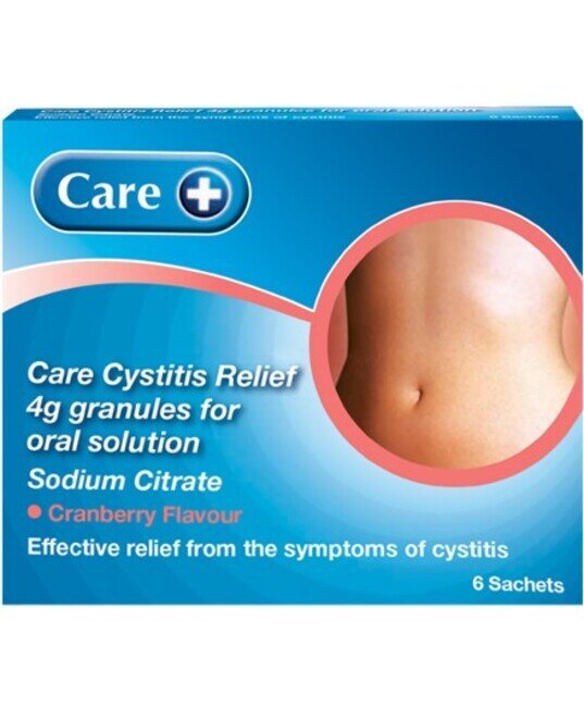 Care Cystitis Relief Cranberry Flavour - 6 Sachets