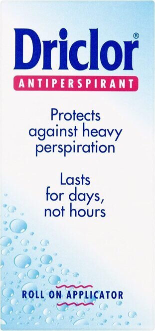 Driclor Clinically Proven Anti-perspirant with Roll On Applicator - 20ml