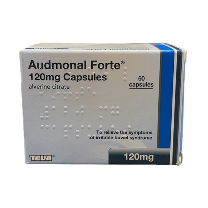 Audmonal Forte (Alverine) 120mg – 60 Capsules