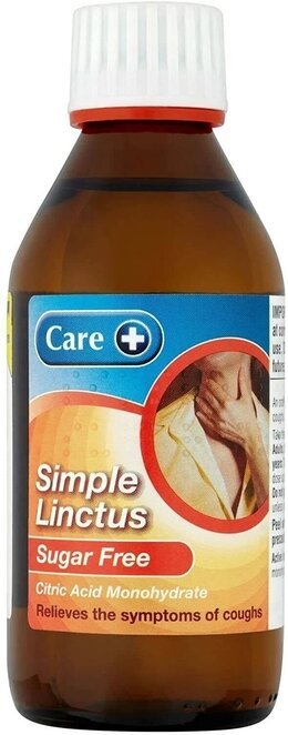 Care Simple Linctus Sugar Free - 200ml