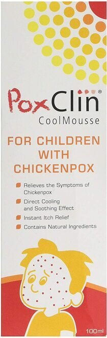 PoxClin Cool Mousse For Children With Chickenpox - 100ml