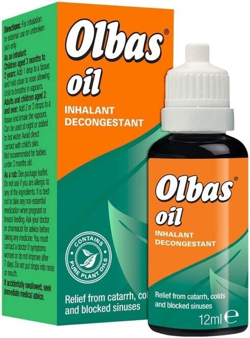 Olbas Oil Inhalant Decongestant - 12ml