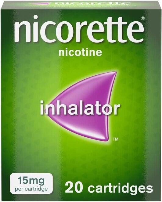 Nicorette Inhalator 15mg - 20 Cartridges