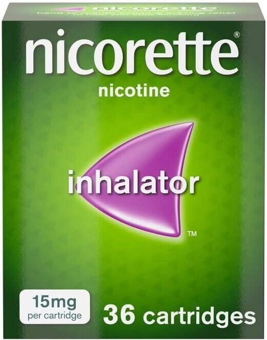 Nicorette Inhalator 15mg - 36 Cartridges