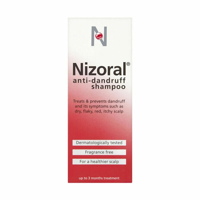 Nizoral Anti-dandruff Shampoo, Treats and Prevents Dandruff, Suitable for Dry Flaky and Itchy Scalp - 100ml
